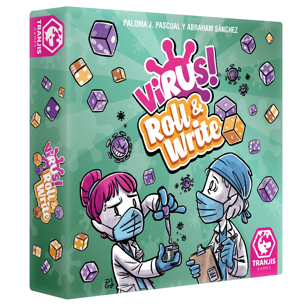 Juego de mesa virus! roll & write