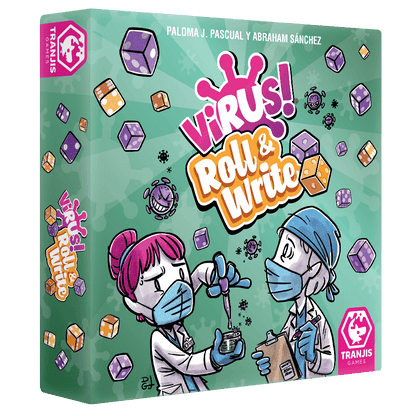 Juego de mesa virus! roll & write