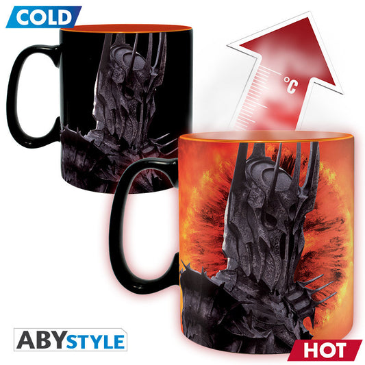 Taza termica abystyle el señor de los anillos sauron 460ml