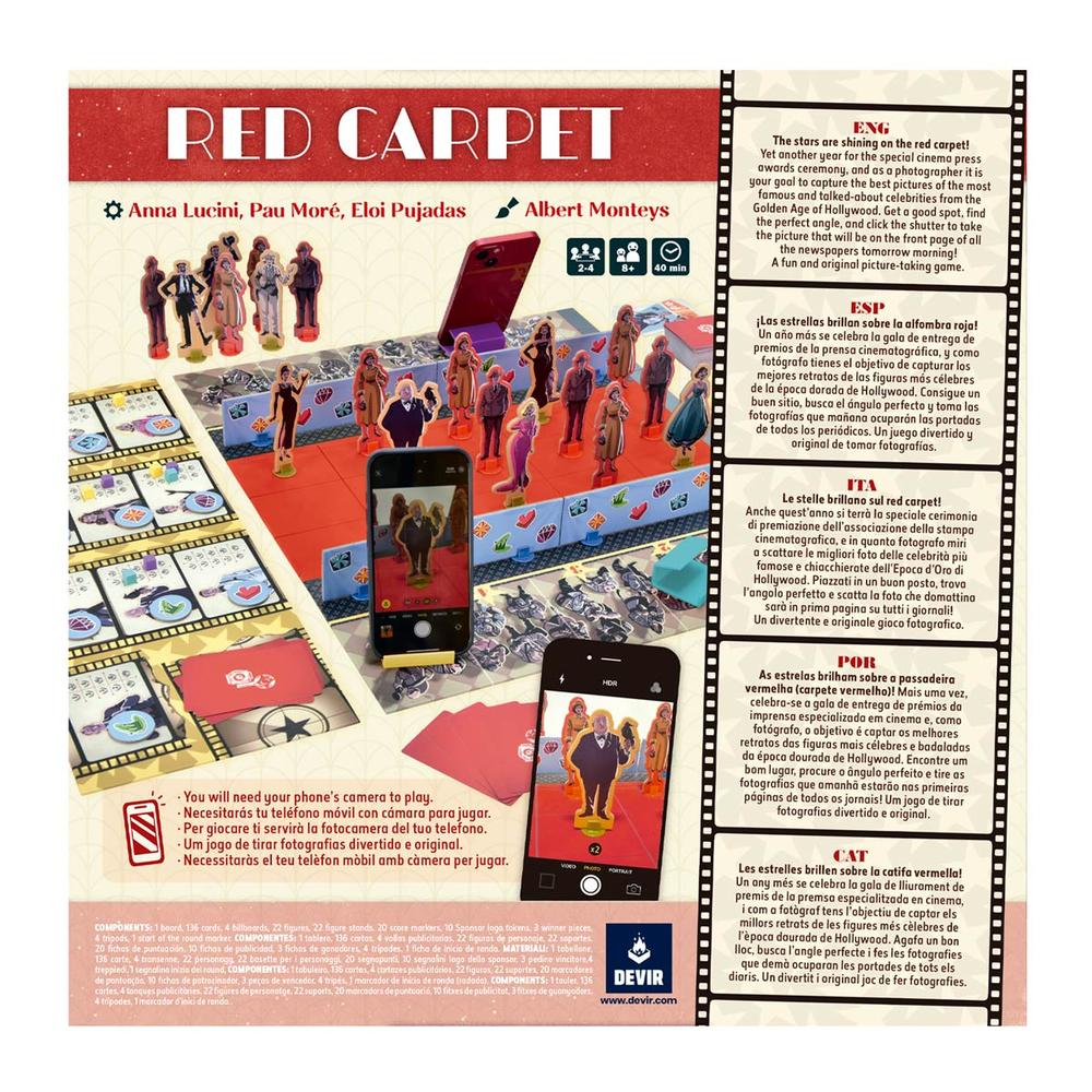 Juego de mesa red carpet