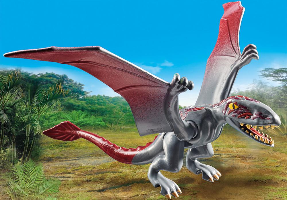Playmobil observatorio con dimorphodon
