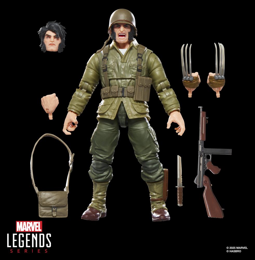 Figura hasbro marvel legends series wolverine (wwii logan)