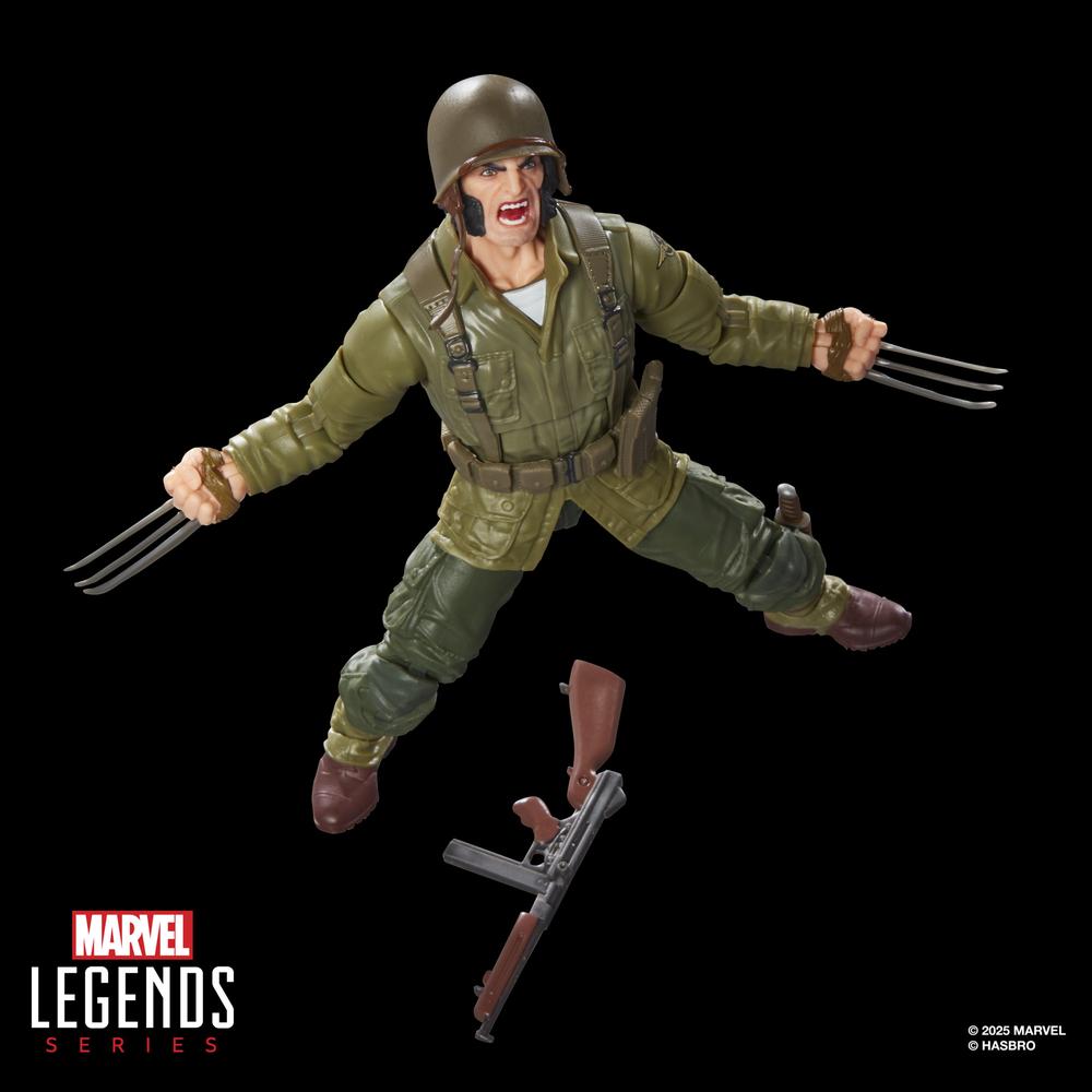 Figura hasbro marvel legends series wolverine (wwii logan)