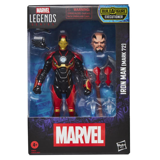 Figura hasbro marvel legends series iron man (mark 72)
