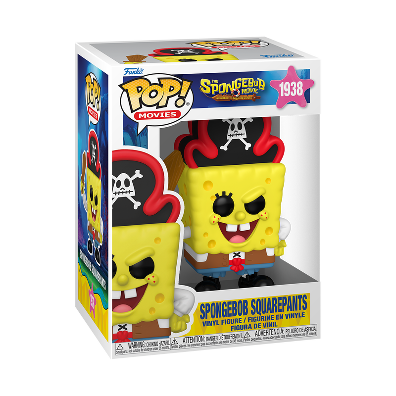 Funko pop! nickelodeon bob esponja pirata