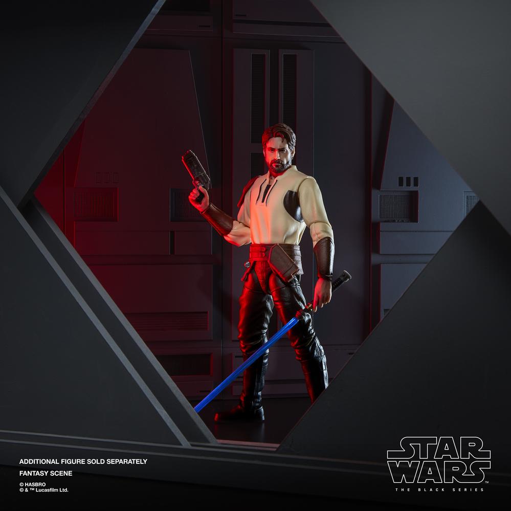 Figura hasbro star wars: dark forces the black series kyle katarn