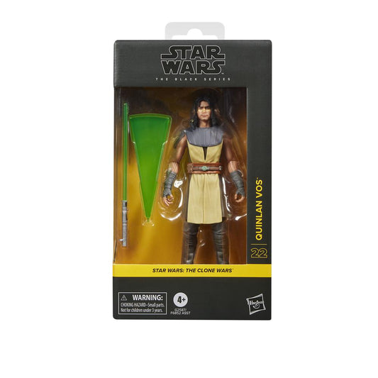 Figura hasbro star wars the clone wars the black series quinlan vos