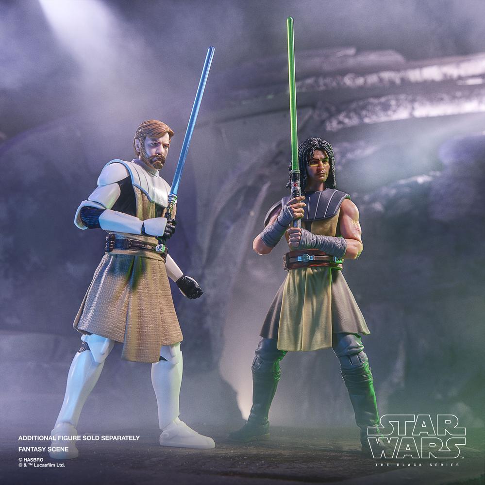 Figura hasbro star wars the clone wars the black series quinlan vos