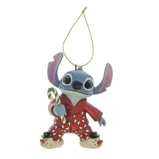 Adorno arbol de navidad enesco disney stitch pijama navideño