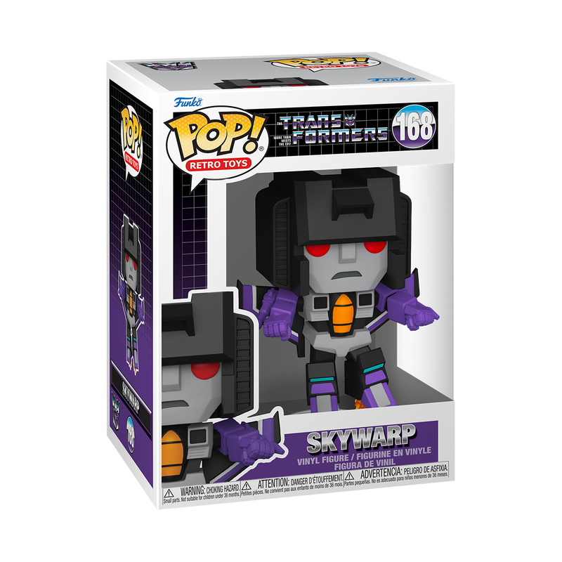Funko pop retro toys: transformers s6 sky warp w - chase thundercracker