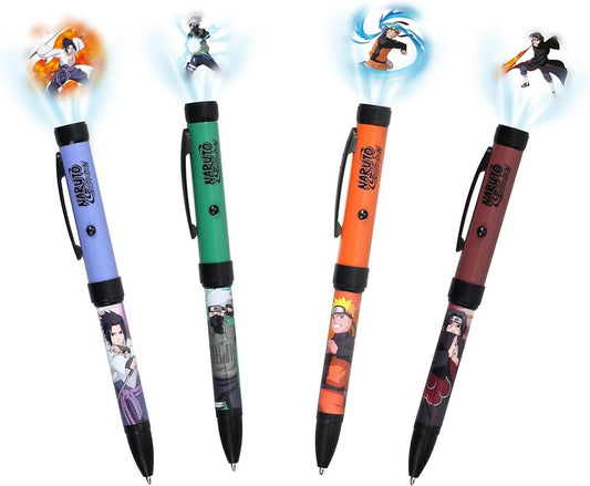 Boligrafos proyectores naruto shippuden 1 unidad aleatoria