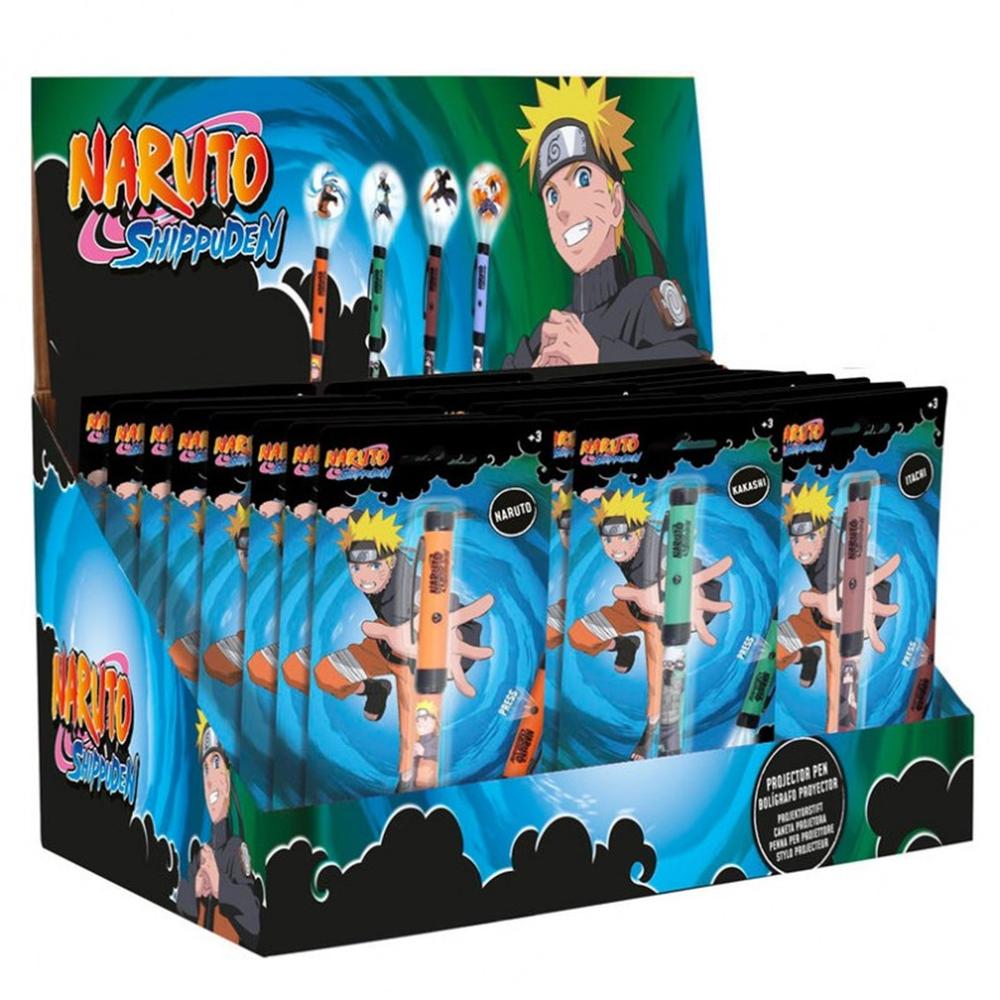 Boligrafos proyectores naruto shippuden 1 unidad aleatoria