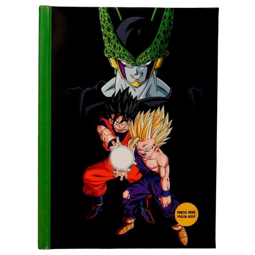 Libreta sd toys dragon ball z batalla final cell con luz