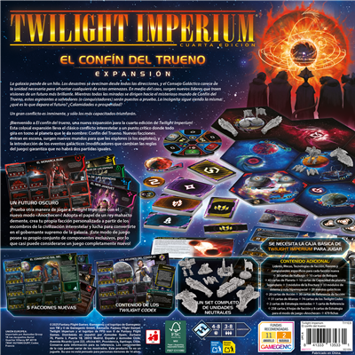 Juego de mesa el confín del trueno