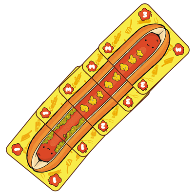 Juego de mesa hoddog