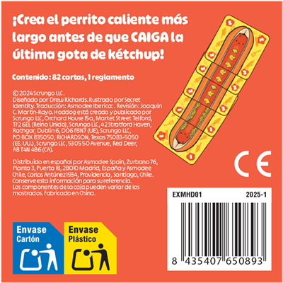 Juego de mesa hoddog