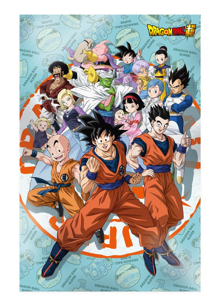 Poster 3d 58x38cm universe survival dragon ball super