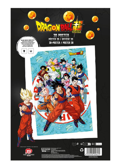 Poster 3d 58x38cm universe survival dragon ball super