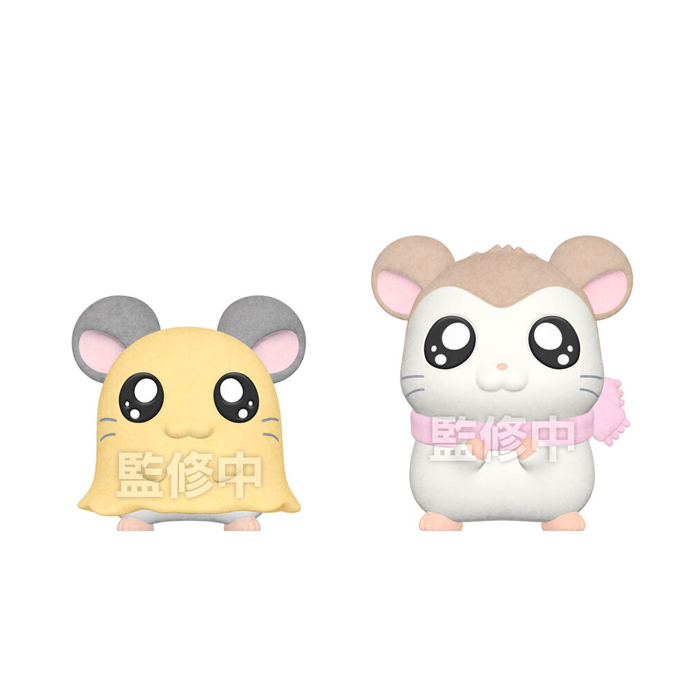 Hamtaro flocked doll 1 unidad aleatoria