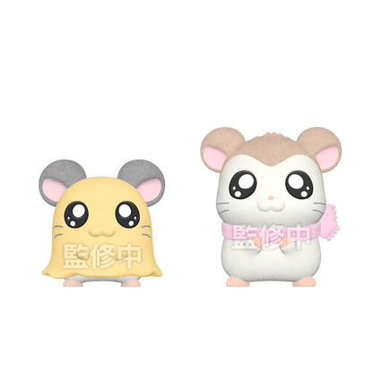 Hamtaro flocked doll 1 unidad aleatoria