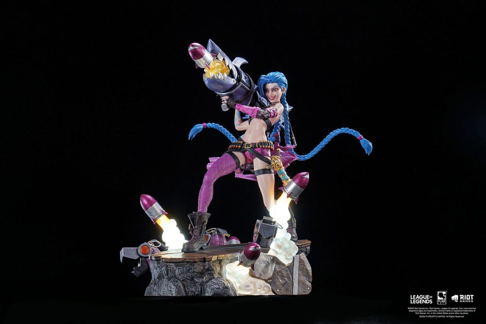 Estatua 1 - 6 league of legends jinx 32cm