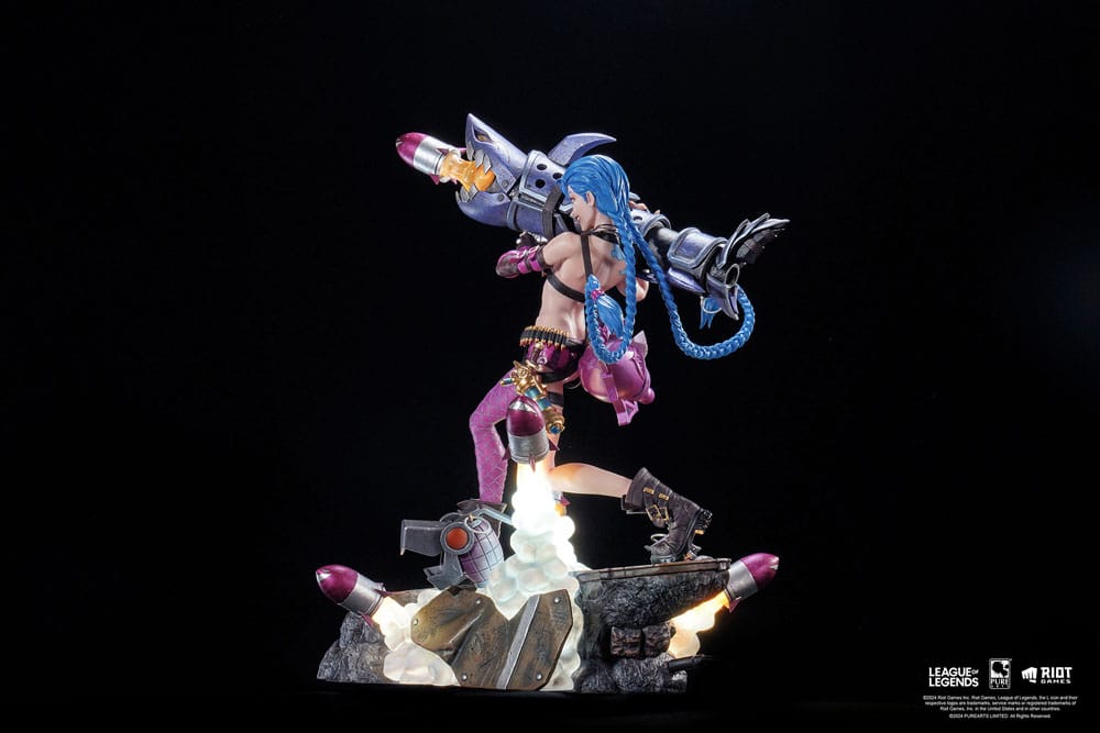 Estatua 1 - 6 league of legends jinx 32cm
