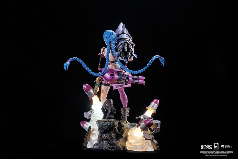 Estatua 1 - 6 league of legends jinx 32cm
