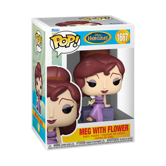 Funko pop disney meg con flor