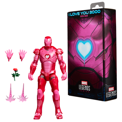 Figura hasbro marvel legends series i love you boo iron man