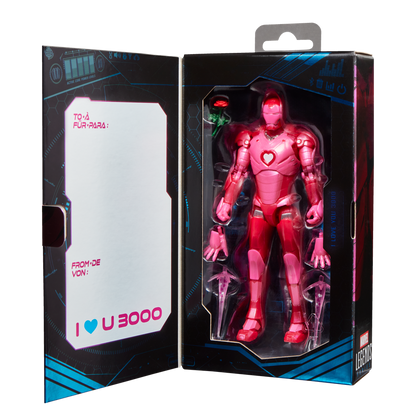 Figura hasbro marvel legends series i love you boo iron man