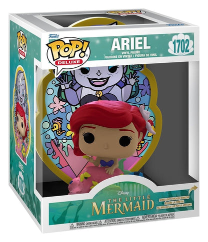 Funko pop deluxe little mermaid ariel (glass)