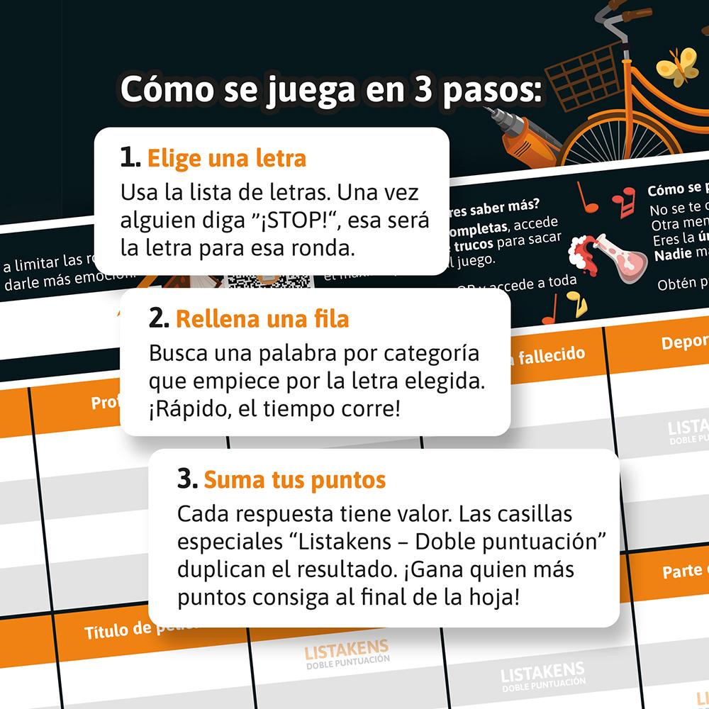 Listos listas y listakens edición clásica