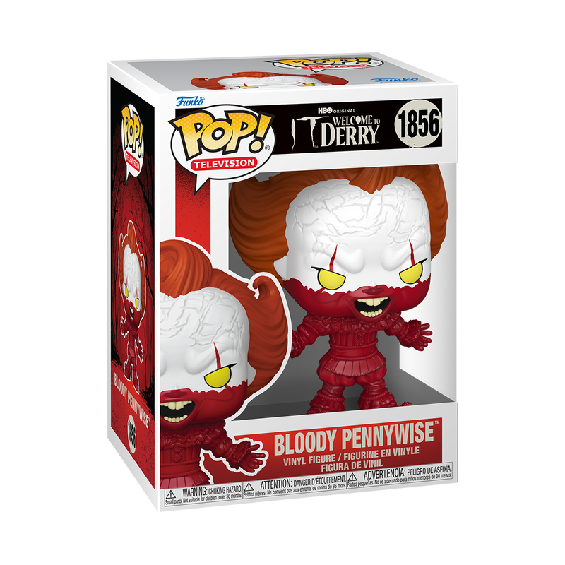 Funko pop tv: it bienvenido a derry pennywise sangriento