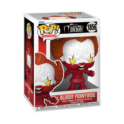 Funko pop tv: it bienvenido a derry pennywise sangriento