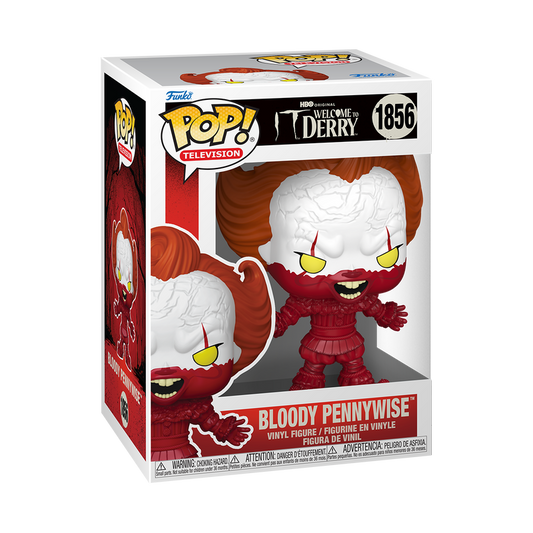 Funko pop tv: it bienvenido a derry pennywise sangriento