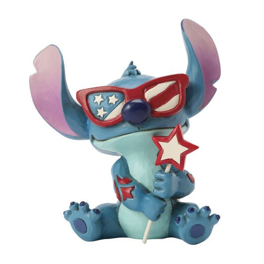 Figura enesco diseny stitch patriota