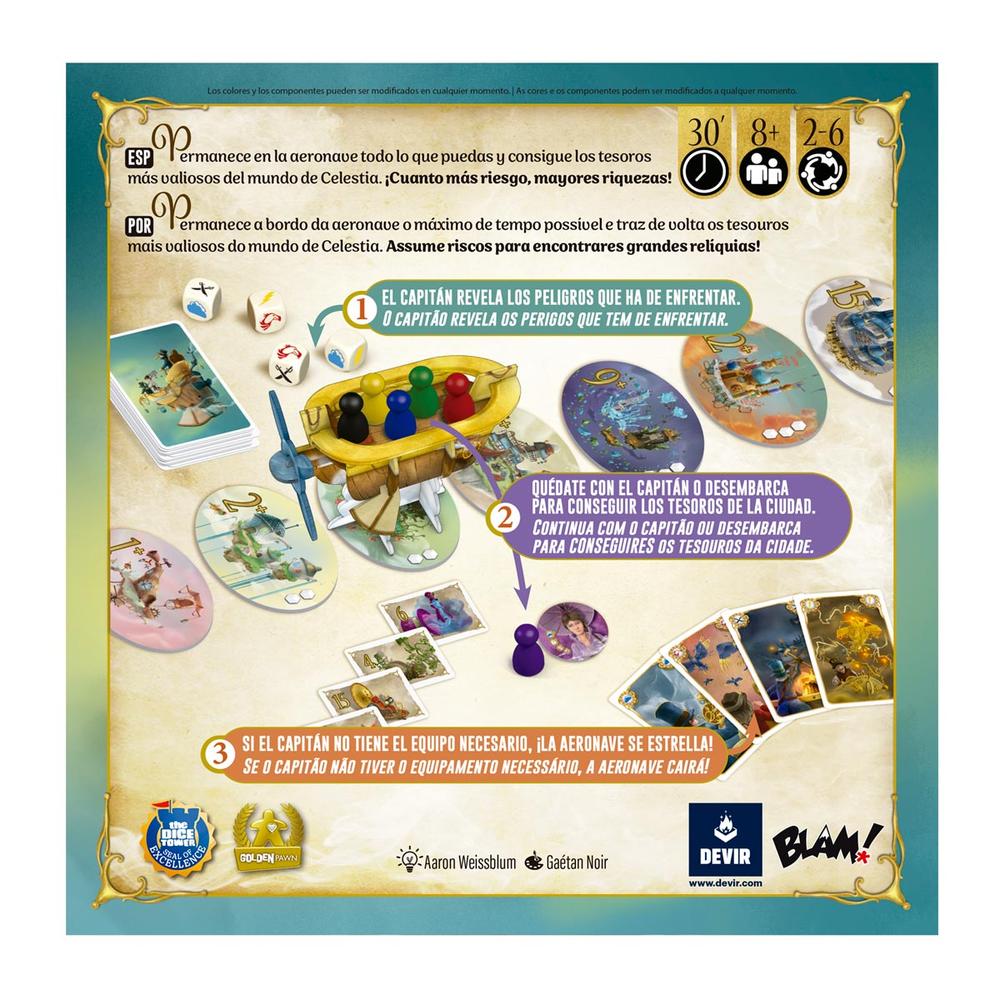 Juego de mesa celestia