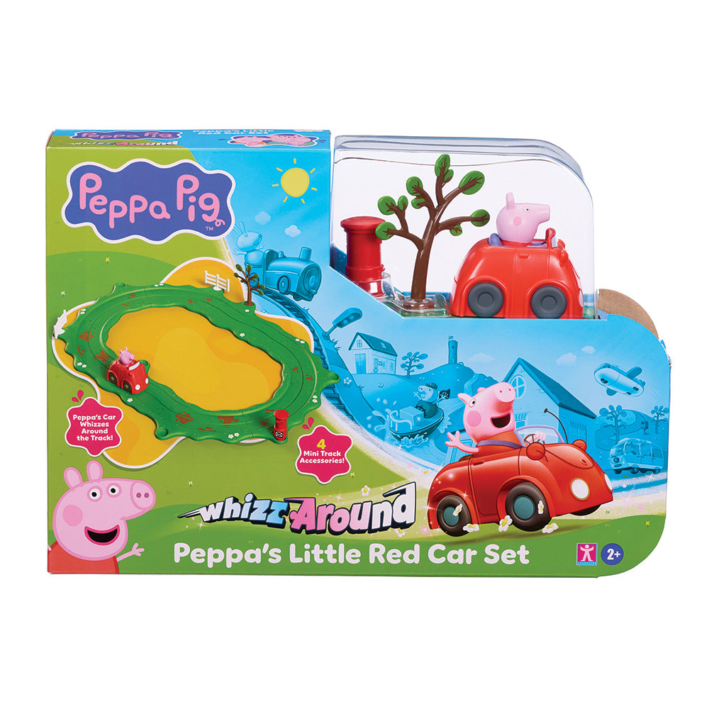 Peppa pig circuito cochecito rojo