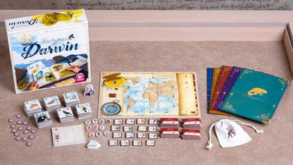 Juego de mesa tras los pasos de darwin