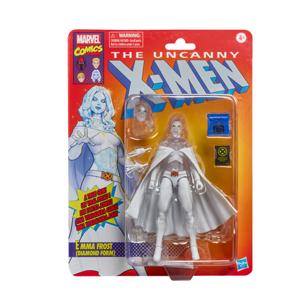 Figura hasbro marvel comics the uncanny x - men emma frost (diamond form)