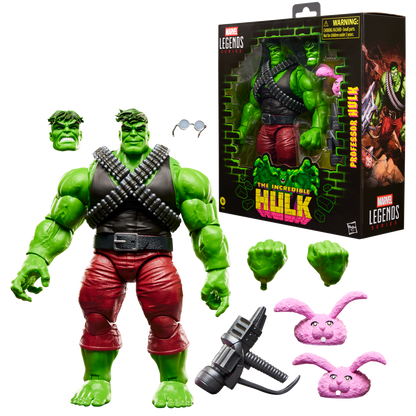 Figura hasbro marvel legends series the incredible hulk professor hulk