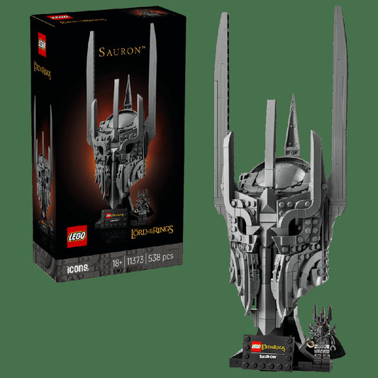 Lego el señor de los anillos casco de sauron