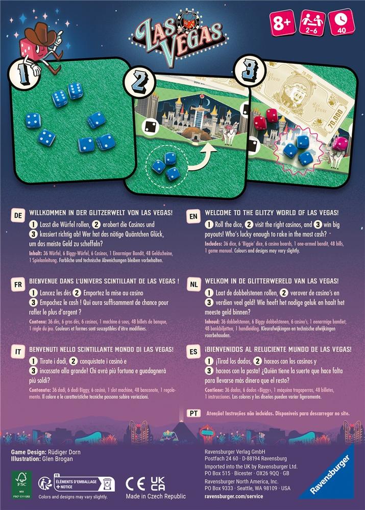 Juego de mesa las vegas