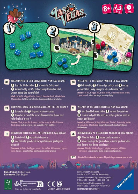 Juego de mesa las vegas