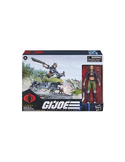 Figura hasbro g.i. joe classified series cobra zanya & dreadnok chamaleon
