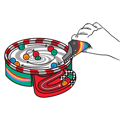 Juego de mesa whirly derby