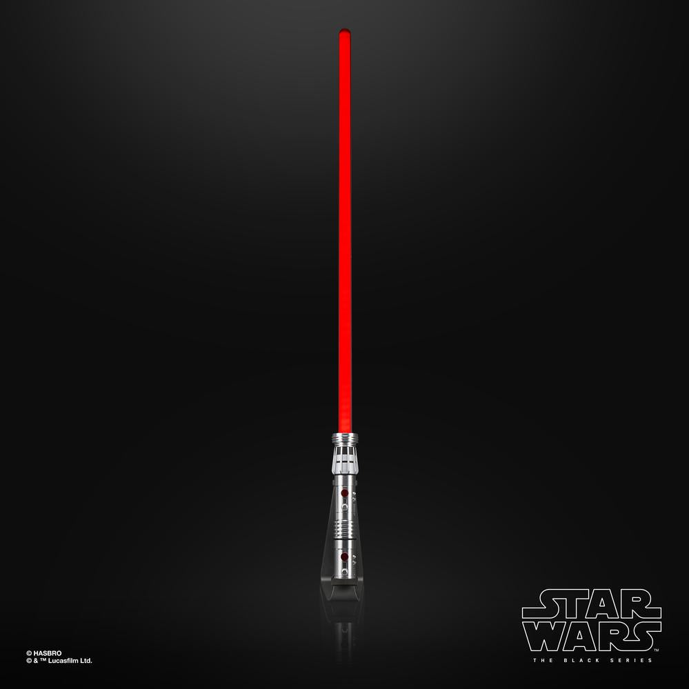 Sable de luz electrónico premium force fx elite hasbro star wars the black series maul