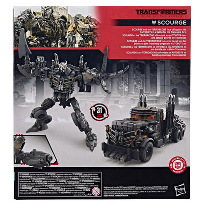 Figura hasbro transformers studio series scourge