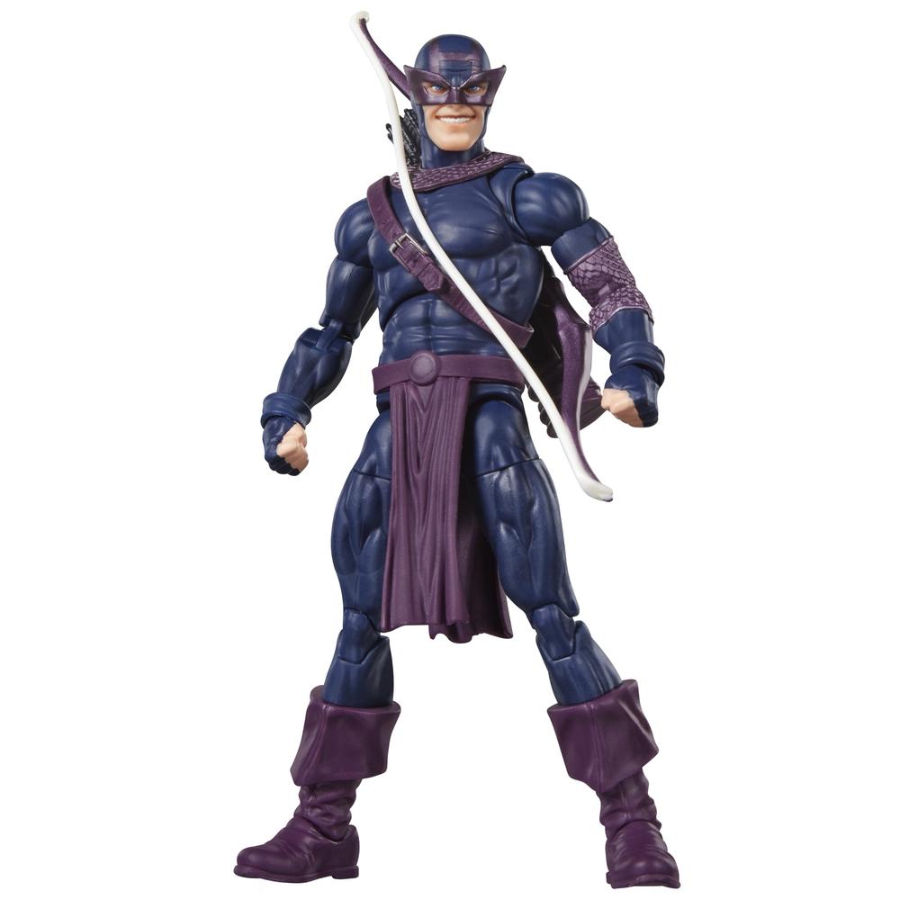 Figura hasbro marvel legends series build a figure marvel's box dark avengers hawkeye