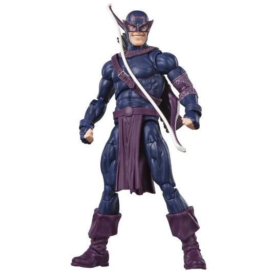 Figura hasbro marvel legends series build a figure marvel's box dark avengers hawkeye